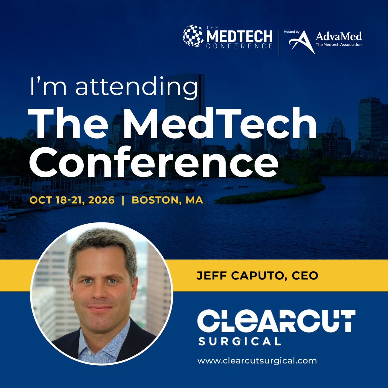 Jeff Caputo attending The MedTech Conference 2026
